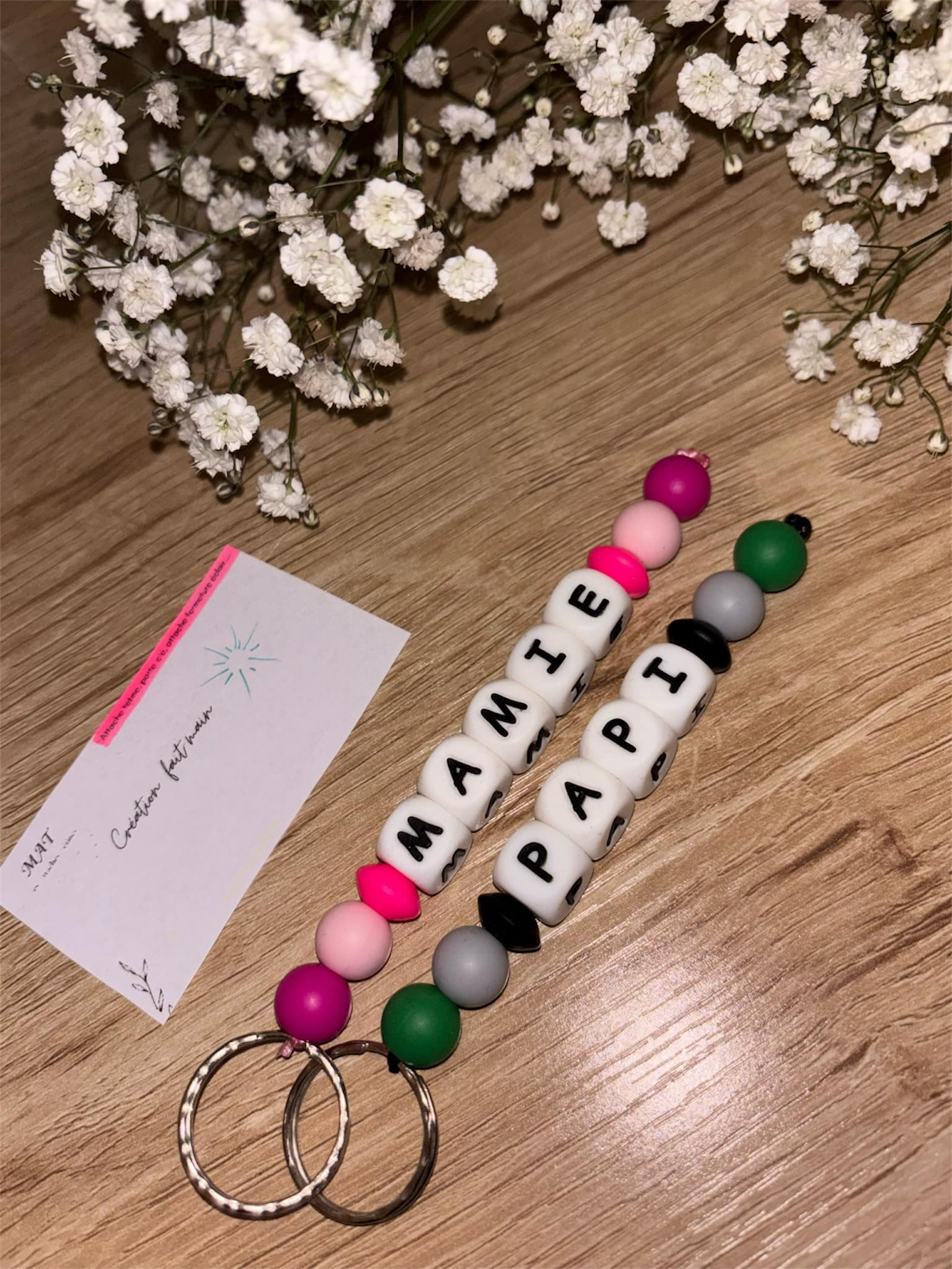 Porte clé Papi ou Mamie